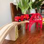 Wooden Train Track Set Image 7