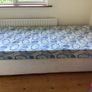 Divan bed with wheels and mattress Image 2
