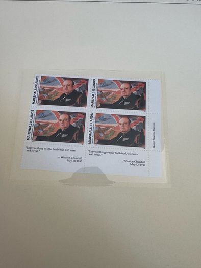 The History of World War II in post stamps