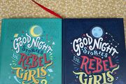 Good night stories for rebel girls 1 and 2.
