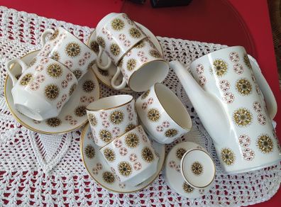 Arklow Coffee pot, sugar bowl ,6 cups & saucers