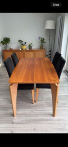 Bo Concept table and four chairs