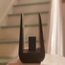 Vintage Japanese Wooden Letter Holder Image 3