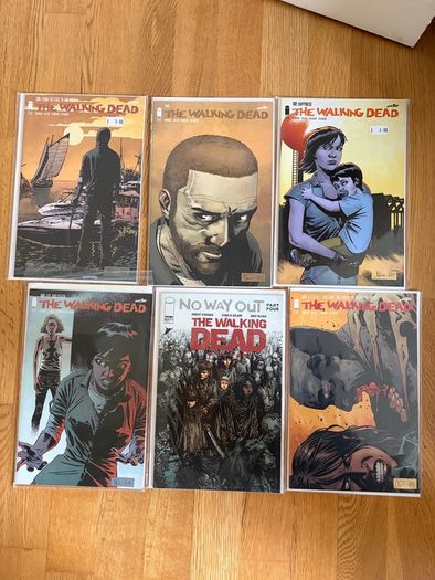 6 walking dead comics
