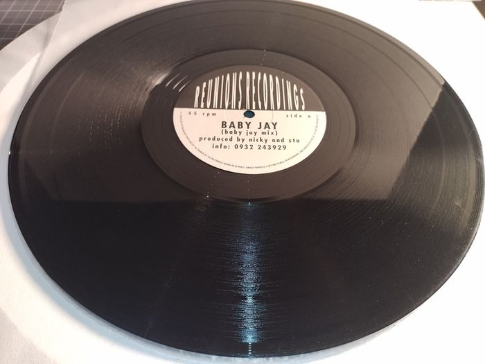 Nicky And Stu - Baby Jay - Reunions Recordings - Hard to find SIDES Banger! Near MINT Condition!