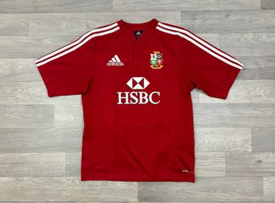 Vintage 2009 Adidas British & Irish Lions Rugby Jersey Shirt Mens Small
