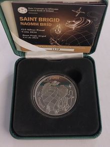 saint brigid silver proof