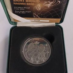 saint brigid silver proof