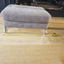 3 seater electric reclining couch & footstool Image 6