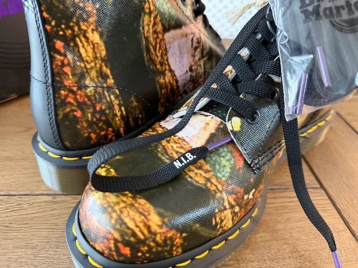 Dr Martens 1460 Black Sabbath Leather Boots UK 9