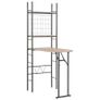 Folding Dining Set 3 Pieces with Storage Rack - Free Delivery Nationwide Image 2