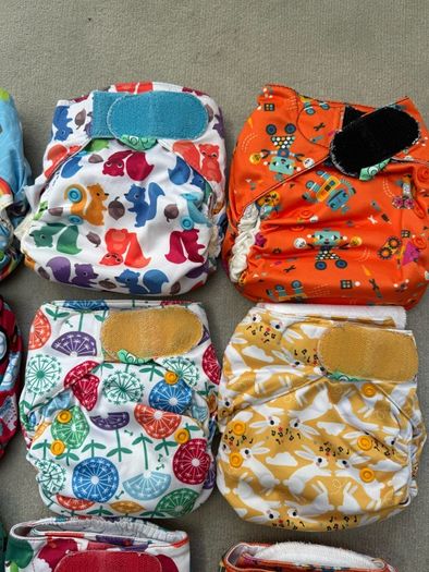 28 TotsBots EasyFit STAR Reusable Cloth Nappies Huge Bundle