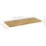 Table Top Solid Oak Wood Rectangular 44 mm 100X60 cm Image 6