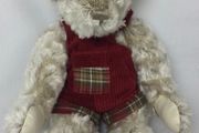 Lenore Dement Gund Bear Nicholas 86016 Jointed Simulated Mohair Suede Paw
