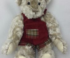 Lenore Dement Gund Bear Nicholas 86016 Jointed Simulated Mohair Suede Paw