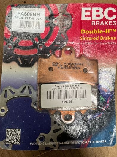 KTM motorbike front brake pads
