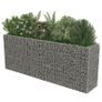 Gabion Raised Bed Galvanised Steel 270x50x100 cm Image 7