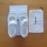 Stockton 623D open weave velcro white runner Size 40 Image 3