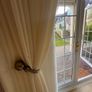 Elegant White Curtains, Excellent Condition Image 3