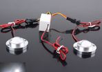 2PCS Car Motorcycle Motorbike Scooter Motor Cycle Bike LED Strobe Bulb Light Emergency Warning Flash With Controller