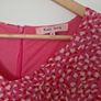Pink midi dress. Image 2