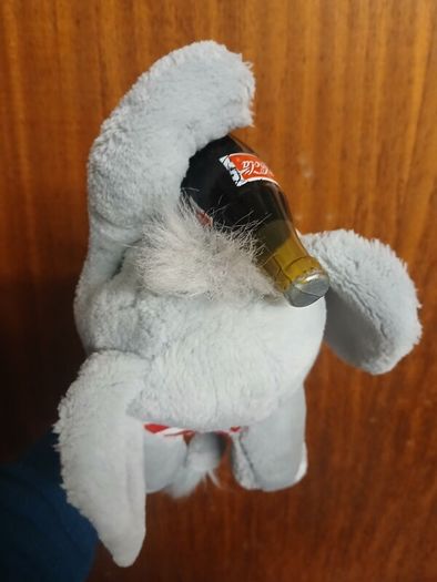 Vintage Coca-Cola elephant soft toy