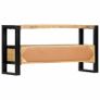 TV Cabinet 100x30x50 cm Solid Mango Wood Image 5