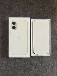 iPhone 16 in white, 128gb unlocked, brand new!