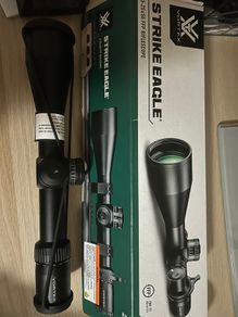 vortex strike eagle 5-25 X 56 rifle scope and  Warne maxima scope rings\mounts.