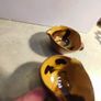 Set of 2 Brawn Marble small Sauce Boat TERRYBAUN POTTERY Co. mayo Ireland. Image 4