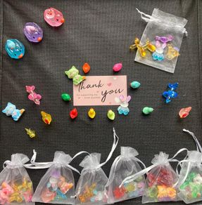 Random Mixed Colour Resin Animal Charms