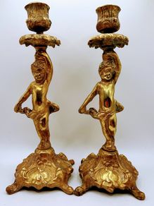 Solid brass  candle holders