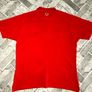Nike Manchester United Mens Polo Neck Tee Shirt Red Large Image 2