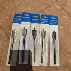 5 DORCHEK Flat Wood Drill Bits (20mm)