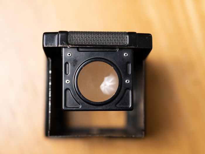 Mamiya C TLR waist-level viewfinder WLF