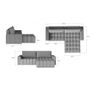 Corner Sofa Bed BONETT. Modern design Image 5