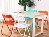 Light blue Indoor & Outdoor metal foldable chair