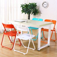 Light blue Indoor & Outdoor metal foldable chair