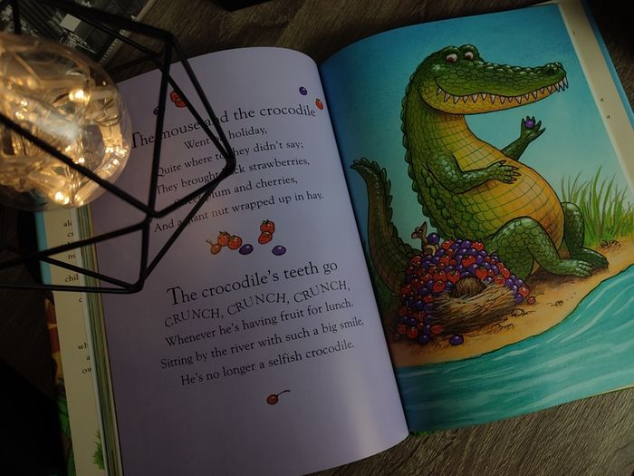 The Selfish Crocodile Book of Nursery Rhymes ! With CD ! Hardcover  2008 ! by Bloomsbury !