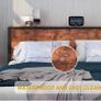 Single Bed Frames with Wooden Storage Headboard Shelf, Heavy Duty Image 6