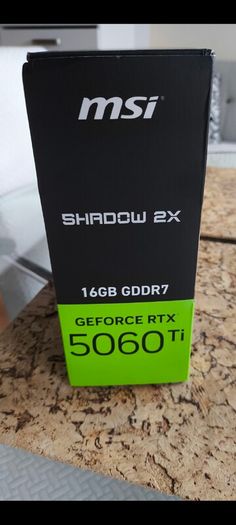 Brand New Gpu Msi Nvidia Rtx5060ti Shadow 2x OC Plus 16Gb Gddr7