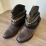 Leather cowboy ankle boot Image 2