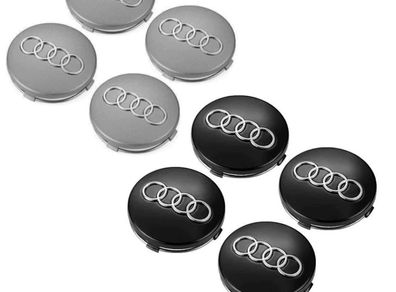 4pcs 68mm Car Wheel Center Caps Hub Rim covers badge For Audi A3 A4 A5 A7 A8 Q3 Q5 Q7 TT S3 S4 8P 8D0601170