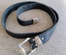 Diesel leather belt in good condition with some scuffs 50 inches full length FREE STANDARD POSTAGE INCLUDED