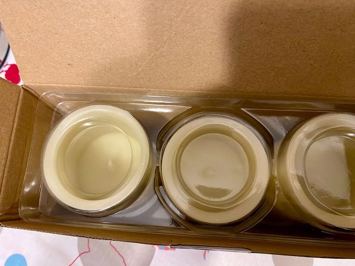 Set Of 3 Vanilla Scented Flameless Led Candles