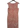 COAST Lace overlay coral sheath dresd Image 2