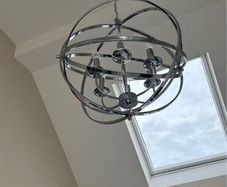 Galaxy orbit light fitting
