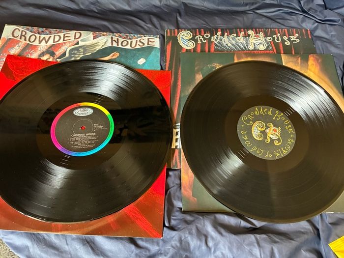 Crowded House 1986 + 88 vinyl albums
