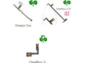 For Oneplus three 3 3T / Oneplus two 2 / One plus five 5/ Replacement Power On/Off Volume Buttons Control Key Flex Cable