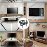 TV Wall Mount Bracket for 26-65 Inch Flat & Curved TVs Swivel Tilt Extend up to 35kg Max. VESA: 400x400mm Image 6